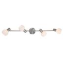 Spotrohr Piet, metallic, 78 x 16 cm, Glas Strahler