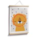 Póster infantil Treechild - Pequeño león