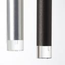 Pendelleuchte Eddy, braun, 180 x 55,3 cm, Metall Pendellampe, dimmbar