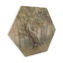 Houten Wanddecoratie schattige bosdieren tussen bomen - Ms Tiff