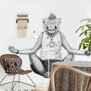 Fototapet - Kools - Monkey Yoga