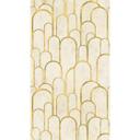 art deco tapet med guldelementer - non-woven tapet vintage design - stue tapet