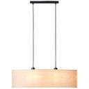 Pendelleuchte Michael, beige, 120 x 78 cm, Holz Pendelleuchte