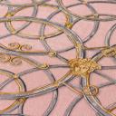 Versace fleecetapet La Scala del Palazzo geometrisk sølv, guld, pink