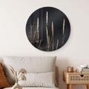 Tableau sur verre Kubistika - champs d'or