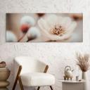 Billede Boho Blossom Soft Beige - Treechild panorama – print på aluminium