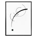 Póster Kandinsky - Curva al punto