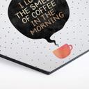 Hexagon Dibond Fredriksson - Smell of Coffee