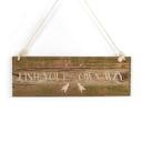 Houten Bordje - Find your own way