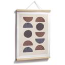 Póster 1X Studio - Formas abstractas en tonos tierra