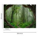 fototapet designwalls i grøn og brun non-woven tapet Tropical Forest regnskov natur