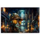 Canvasbillede, Kvindelig steampunk-abstraktion