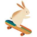 Væg-tatovering Treechild - Cute Bunny
