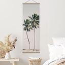 Póster de tela Palmeras tropicales en la playa - Sisi & Seb - Panorama