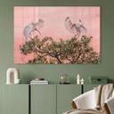 Akrylbillede Zhao - Birds at Sunset