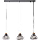 Pendelleuchte Annelie, braun, 120 x 100 cm, Holz Pendellampe