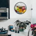 Horloge murale en verre - Fruits frais 