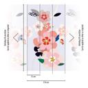 blomstertapet farverig pink - non-woven tapet Floral Livingwalls - mat og glat