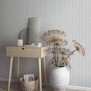 grafisk tapet, non-woven tapet Flora grå
