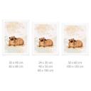 Plakat Cool Capybara - siger stadig i live