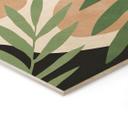 Cuadro de madera Ramas abstractas de aspecto tropical | Ilustración botánica - Costa