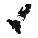Mapa de decoración acrílica Benelux