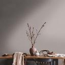 Papel pintado moderno gris liso no tejido con textura para salón, dormitorio