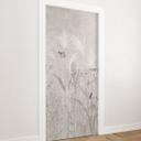 Deurfolie wilde bloemenweide met vlinders in Scandinavisch design - Ms Tiff