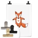 Affiche - Yoga-renard 09