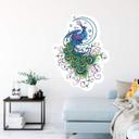 Sticker mural - LA Ink paon sur la lune