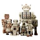 Sticker mural - Assemblée de robots