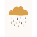 Fotomural Lluvia feliz en colores pastel - Lisboa