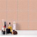 Azulejos Adhesivos filigrana en espiga - rosa oscuro - lote de 12