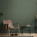 Papel pintado texturado aspecto textil abeto verde - papel pintado no tejido moderno discreto