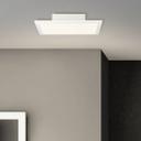 Aufbaupaneel Constantin, weiß, 29,5 x 29,5 cm, Metall Led panel, dimmbar