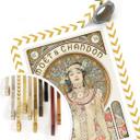 Póster Mucha - Moët and Chandon: Dry Imperial