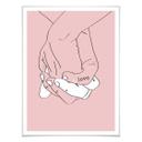 Plakat - Kubistika - Hand in hand