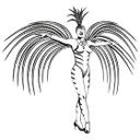 Wallsticker -  Revue Girl - 128x120 cm