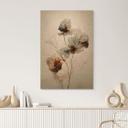 Cuadro de madera flores secas - elegancia de lo pasajero - Treechild