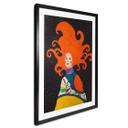 Póster de mujer con el pelo en llamas - Hülya