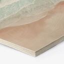Houten Wanddecoratie Zachte golven op het strand - Sisi & Seb