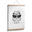 Póster gato con gafas de sol - Fun Friday Cat - Korenkova