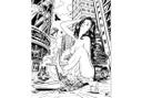 Papier peint photo Drawstore - Desaster Pin Up Plane Crash