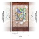 Graffiti tapet brun beige - non-woven tapet Industrielle Livingwalls - mat og glat