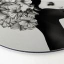 Tableau en Alu-Dibond Ireland Marianna - Fleurs d'Hibiscus - Rond