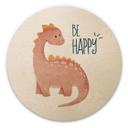 Cuadro de madera Dino Be Happy - Brachiosaurus - Tunaboylu - Redondo
