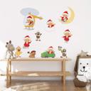 Wall Sticker Sandmanden og hans venner - 50x70 cm