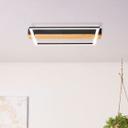 Deckenleuchte Layla, braun, 4,6 x 40 cm, Holz Lampe