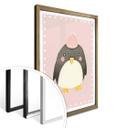 Póster Loske - Pingüino - rosa