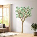 Spirende træ Wallsticker 2-farvet